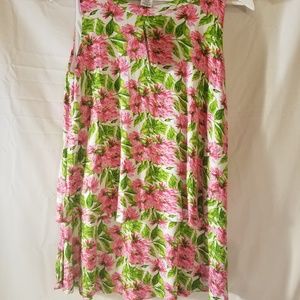 Agnes and Dora Brand New Tiered Tunic Floral Pink
